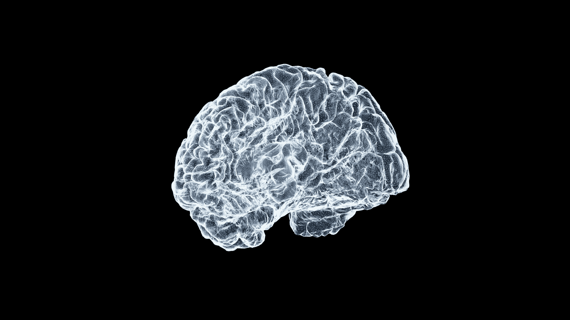 Neuromarketing brain visualization background